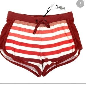 Z Supply Desert Sand Rainbow Stripe Shorts Size S